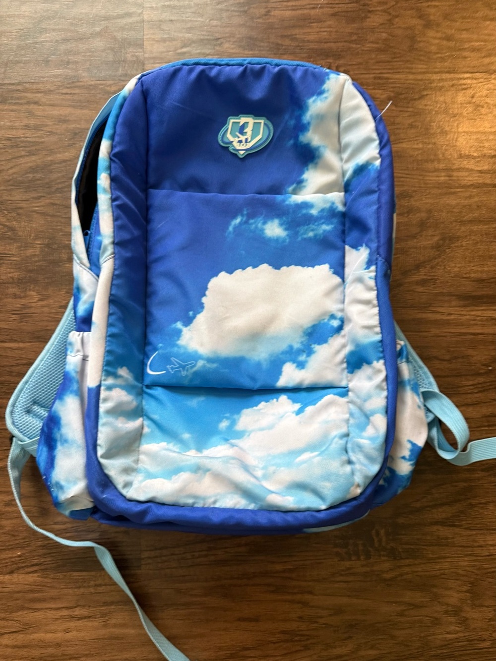 Baseball Lifestyle 101 Sky-Print Backpack — Blue